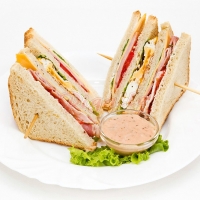  Sandwich Club Ham & Bacon